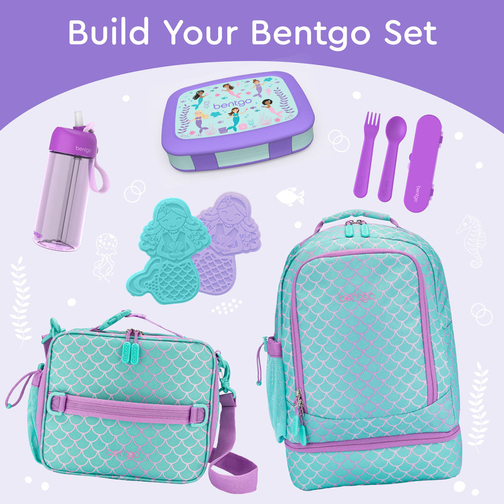 Bentgo Kids Prints Lunch Box - Mermaids in the Sea | Build Your Bentgo Set