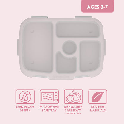 Bentgo® Kids Tray & Cover | Petal Pink Glitter